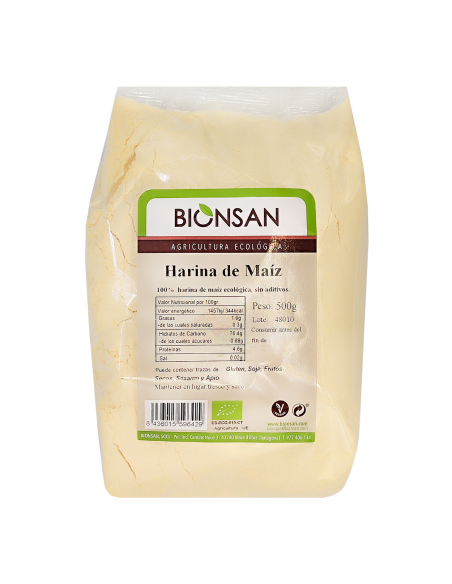 Harina de Maíz Ecológica 500gr Bionsan