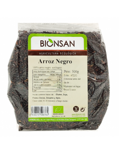 Arroz Negro Ecológico 500gr Bionsan