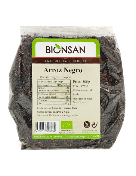 Arroz Negro Ecológico 500gr Bionsan