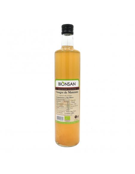 Vinagre de Manzana Ecológico Sin Filtrar y Sin Pasteurizar 750 ml Bionsan