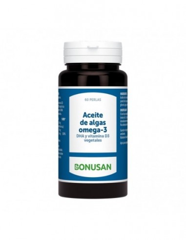 Aceite De Algas Omega 3 60Cap. Bonusan