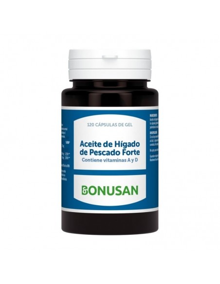 Aceite De Higado De Pescado Forte 120Perlas. Bonusan