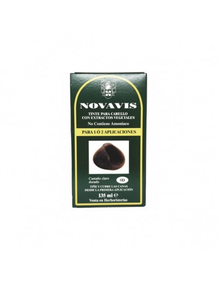 Tinte  Novavis 5D Castaño Claro Dorado 135Ml. Novavis