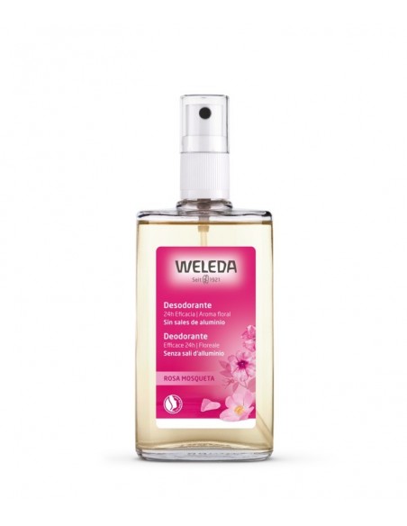 Desodorante spray de rosa Weleda