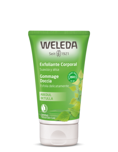 Exfoliante corporal de abedul Weleda