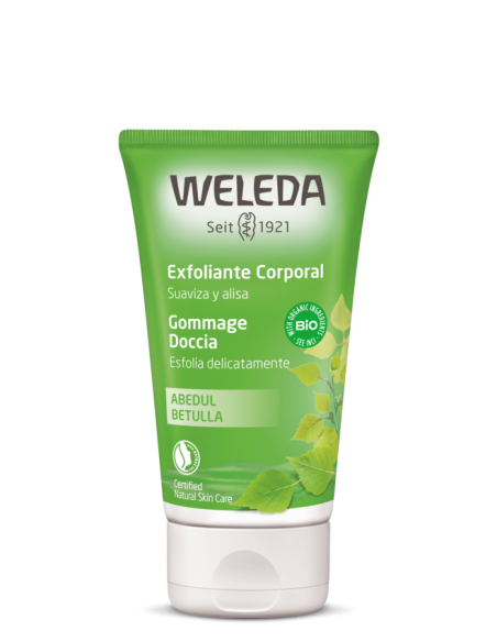 Exfoliante corporal de abedul Weleda