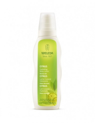 Leche corporal hidratante de citrus Weleda