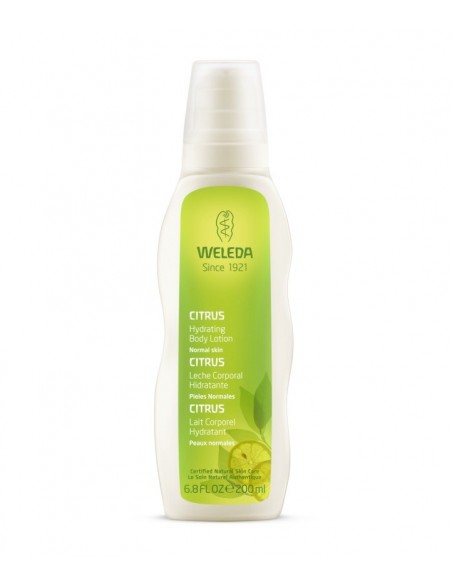 Leche corporal hidratante de citrus Weleda