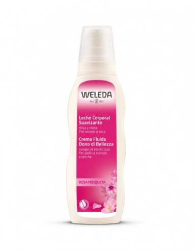 Leche corporal suavizante de rosa de mosqueta Weleda