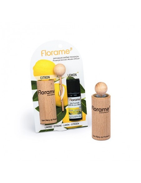 Difusor provenzal + aceite esencial de de Limón Florame