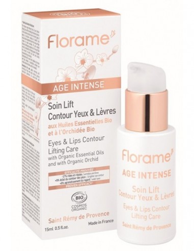 Contorno de ojos y labios efecto lifting Age Intense Florame