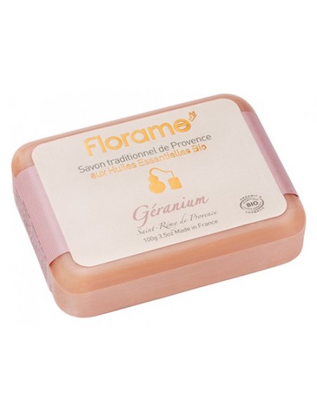 Jabón tradicional provenzal de geranio Florame