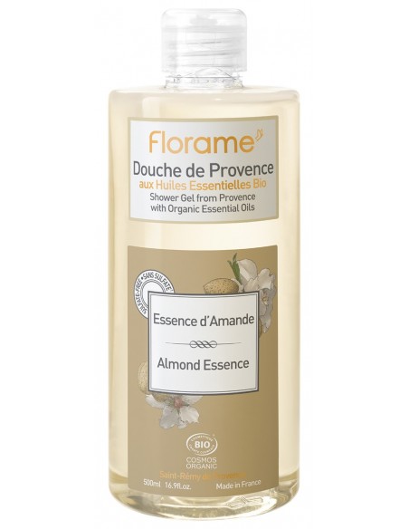 Gel de ducha provenzal de esencia de almendra 500 ml. Florame