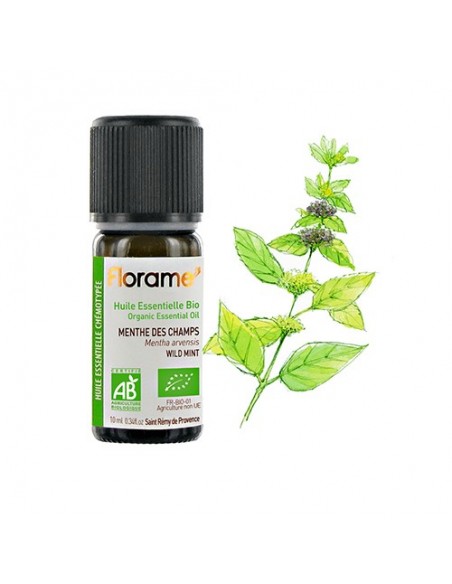 Aceite Esencial de Menta Silvestre o Hierbabuena ( Mentha Arvensis) Florame