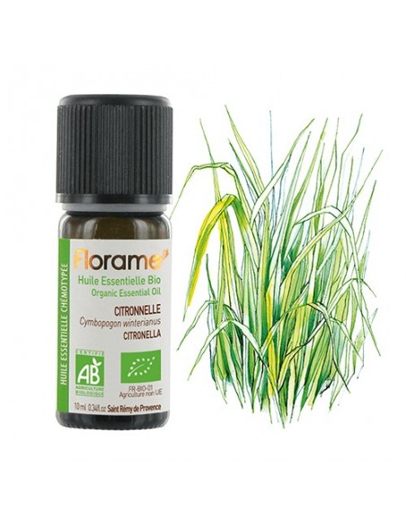 Aceite Esencial de Citronela ( Cymbopogon Winterianus) Florame