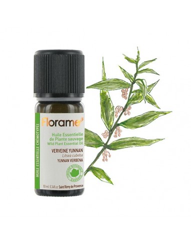 Aceite esencial Verbena Yunnan silvestre (litsea cubeba) Florame