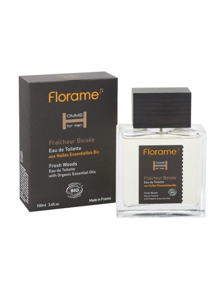 Eau de Toilette Bio Fraîcheur Boisée  Hombre Florame