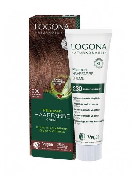 Colorante Vegetal En Crema 230 Teca Logona