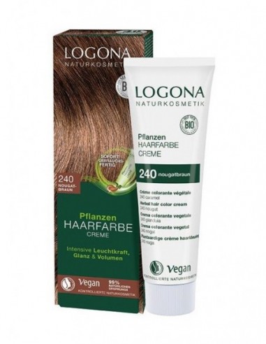 Colorante Vegetal En Crema 240 Nogal Logona