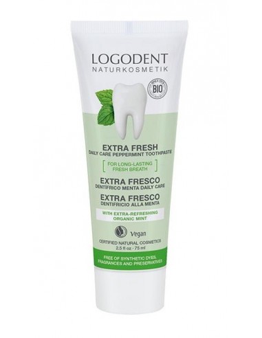 Dentifrico Extra Fresco Menta Daily Care (Sin Fluor) 75Ml Logona