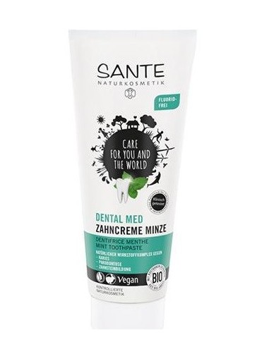 Dentifrico menta sin fluor Sante