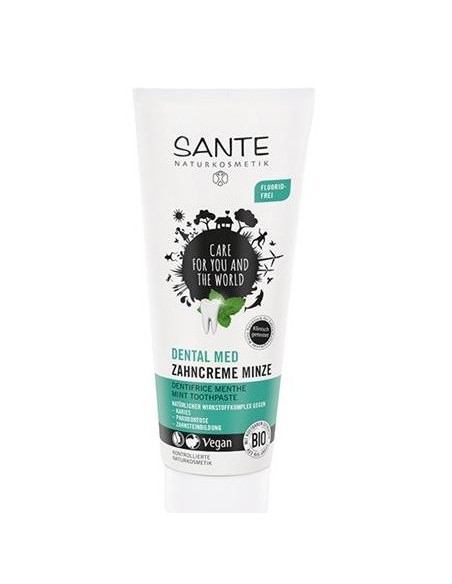 Dentifrico menta sin fluor Sante