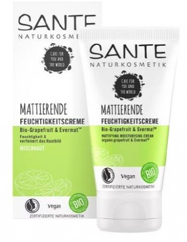 Crema matificante hidratante pomelo & evermat Sante