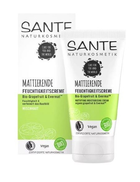 Crema matificante hidratante pomelo & evermat Sante