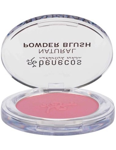 Mallow rose colorete en polvo compacto Benecos