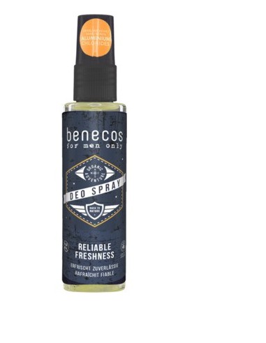 Benecos for men only Desodorante Spray Vegano 75ml Benecos