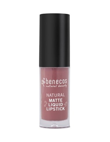 Natural Matte Liquid Lipstick Rosewood Romance Benecos