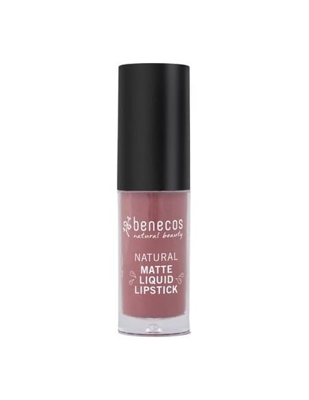 Natural Matte Liquid Lipstick Rosewood Romance Benecos