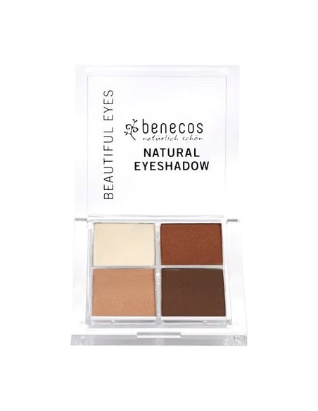 Natural Quattro Eyeshadow Coffe & Cream Benecos