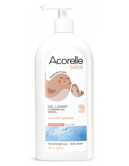 Gel baño & champú bebé 500ml Acorelle