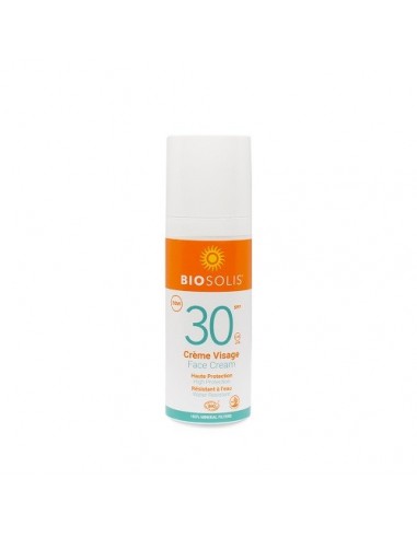 Crema protección solar facial antiedad SPF30 Biosolis