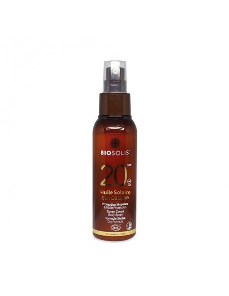 Aceite de protección solar SPF20 Biosolis