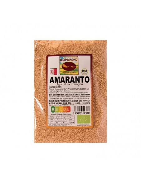 Amaranto Bio 500 Gr Bioprasad