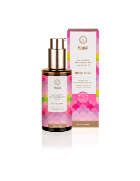 Aceite Elixir Ayurveda Rosa Regenerante 100Ml. Khadi