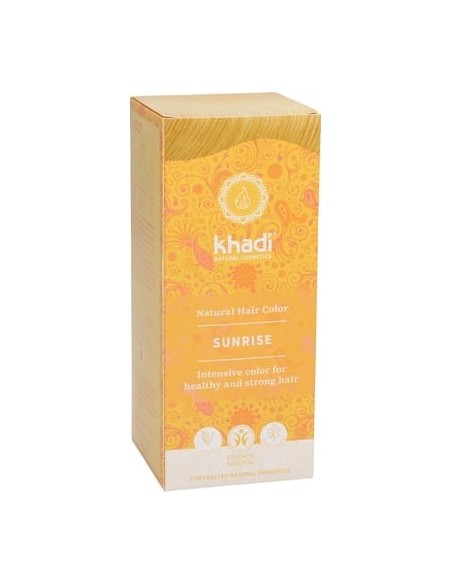 Tinte Herbal Color Amanecer-Miel (Sunrise) 100Gr. Khadi