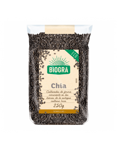 Semillas De Chia 250Gr. Bio Vegan Biográ