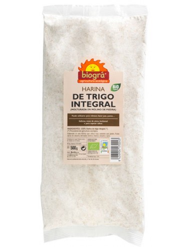 Harina De Trigo Integral 500Gr. Bio Biográ