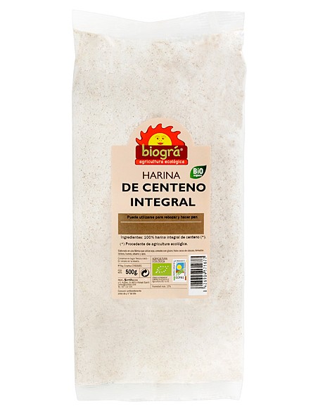 Harina De Centeno Integral 500Gr. Bio Biográ