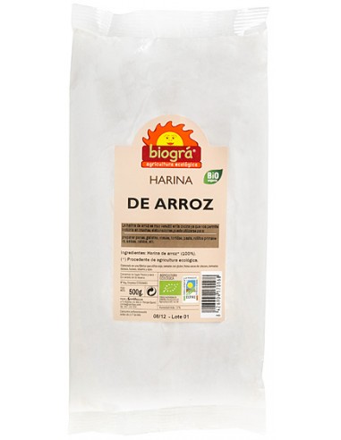 Harina De Arroz 500Gr. Bio Biográ