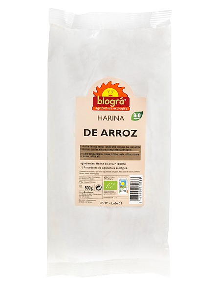 Harina De Arroz 500Gr. Bio Biográ