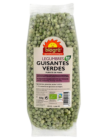 Guisantes Verdes 500Gr. Bio Biográ