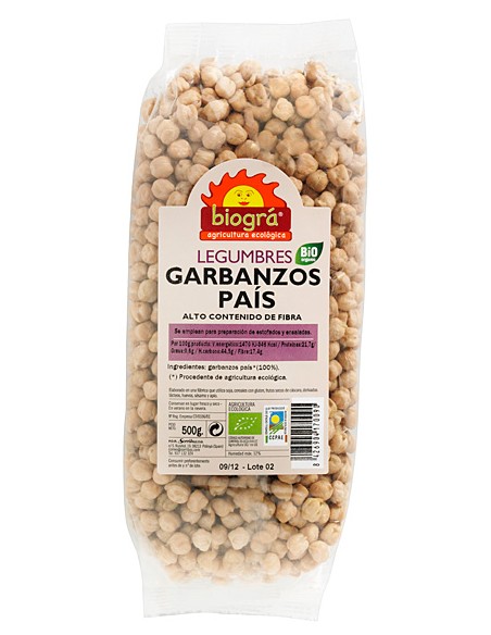 Garbanzos País 500Gr. Bio Biográ