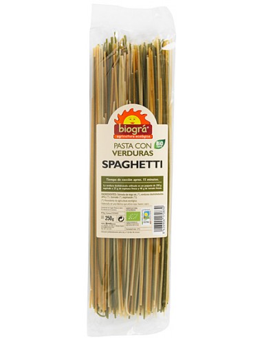 Espagueti Con Verduras 250Gr. Bio Vegan Biográ