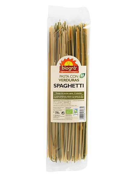 Espagueti Con Verduras 250Gr. Bio Vegan Biográ