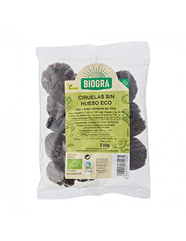 Ciruela Claudias Sin Huesos 230Gr. Bio Biográ