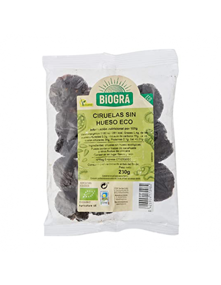 Ciruela Claudias Sin Huesos 230Gr. Bio Biográ